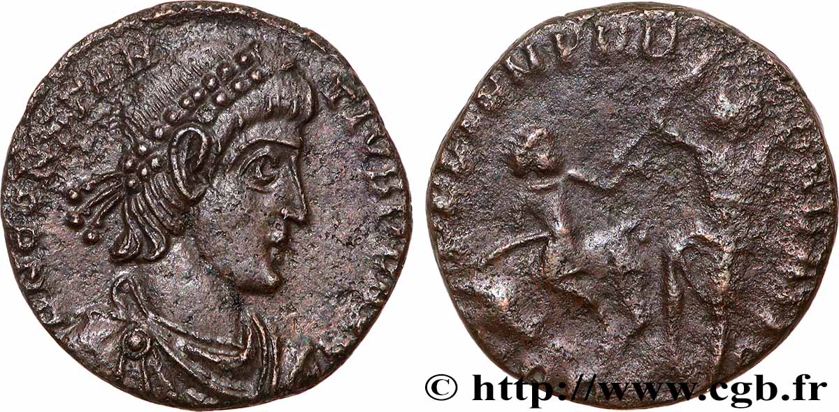 CONSTANTIUS II Maiorina réduite AU/VF