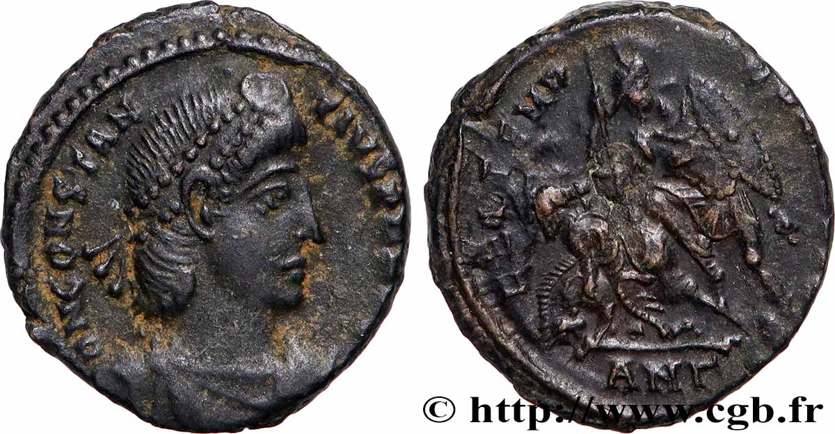 CONSTANTIUS II Maiorina réduite AU