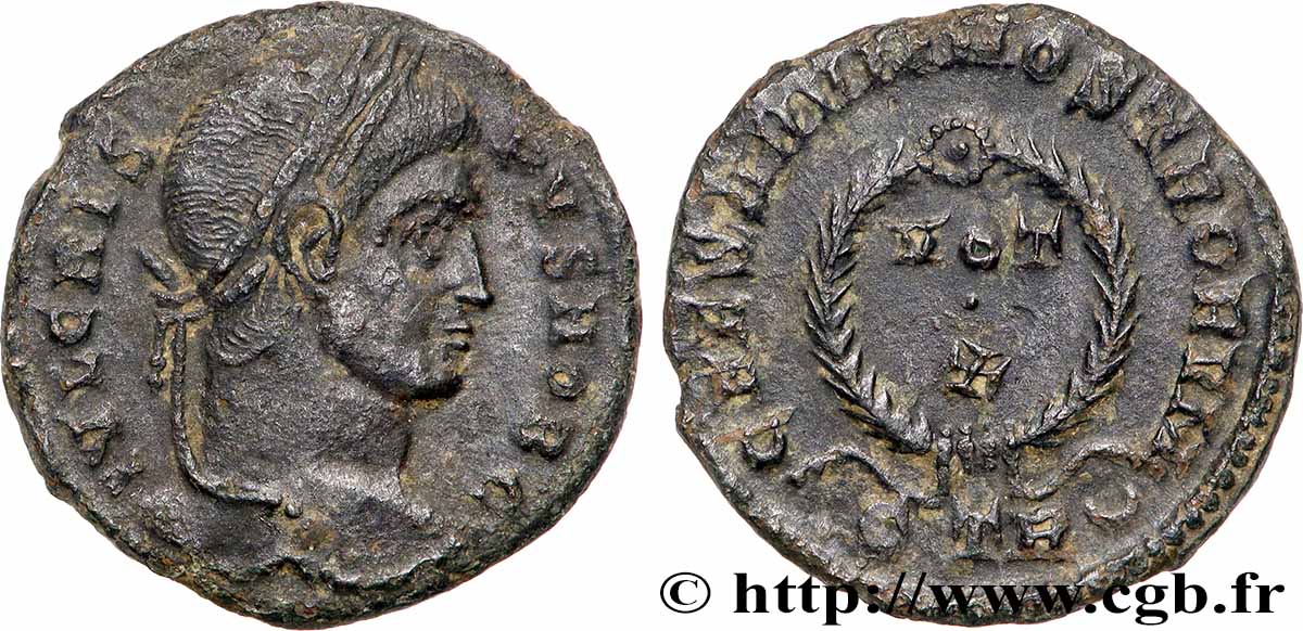 CRISPUS Centenionalis ou nummus TTB+