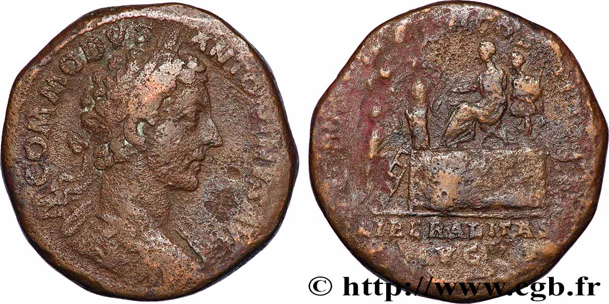 COMMODUS Sesterce VF
