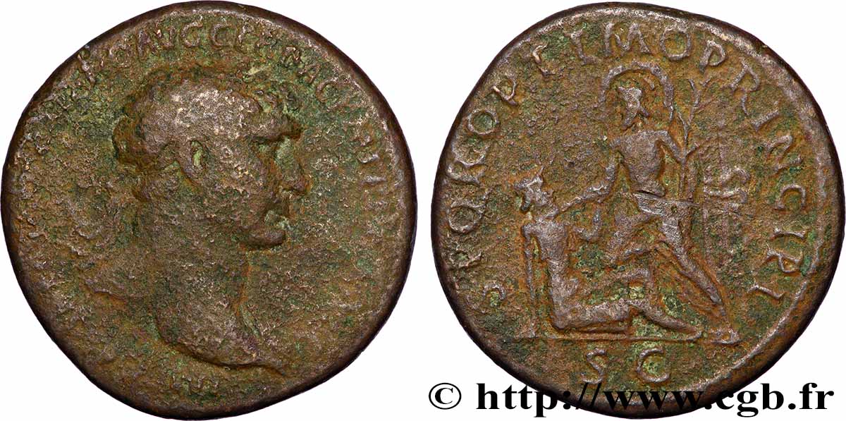 TRAJANUS Sesterce VF