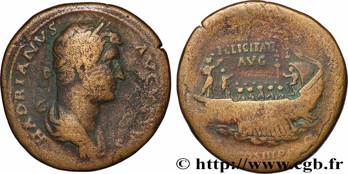 HADRIAN Sesterce VF