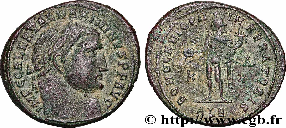 MAXIMIN II DAIA Follis ou nummus TTB