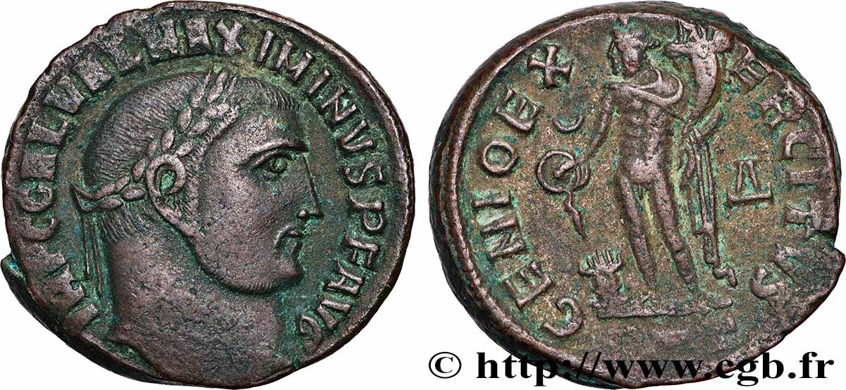 MAXIMIN II DAIA Follis ou nummus TTB