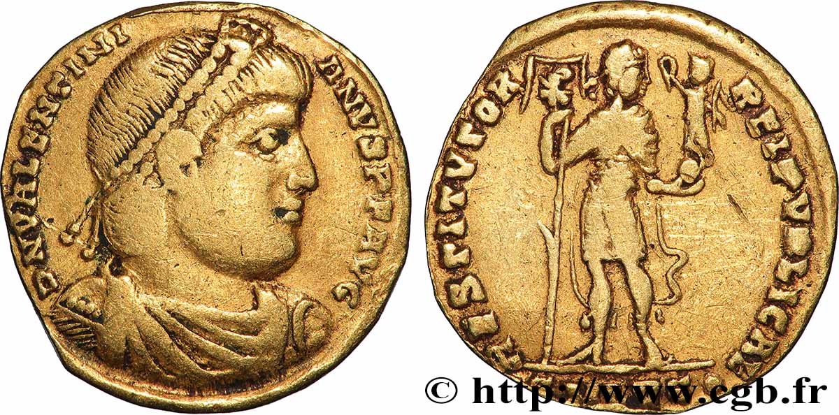 VALENTINIAN I Solidus XF
