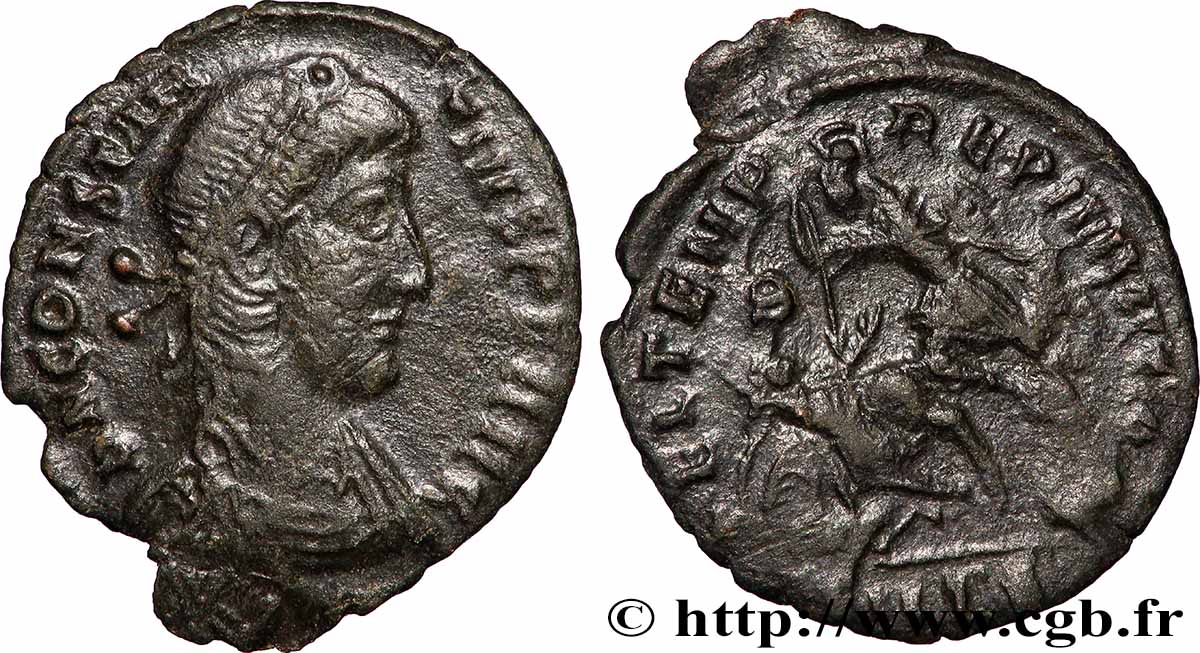 CONSTANTIUS II Maiorina réduite XF