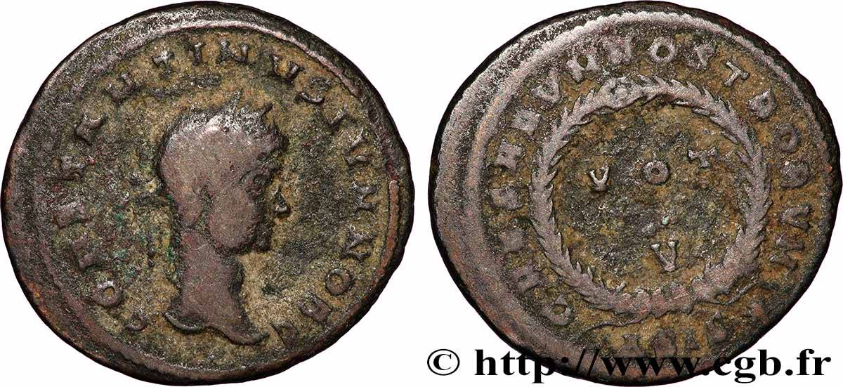 COSTANTINO II Centenionalis ou nummus q.BB