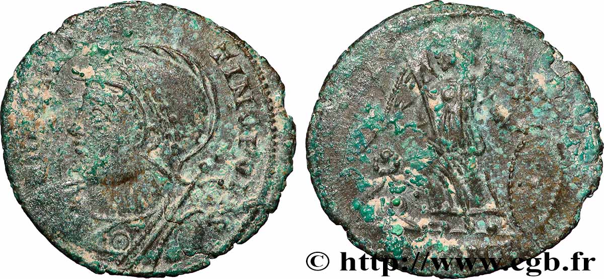 CONSTANTINOPOLI Centenionalis ou nummus q.BB