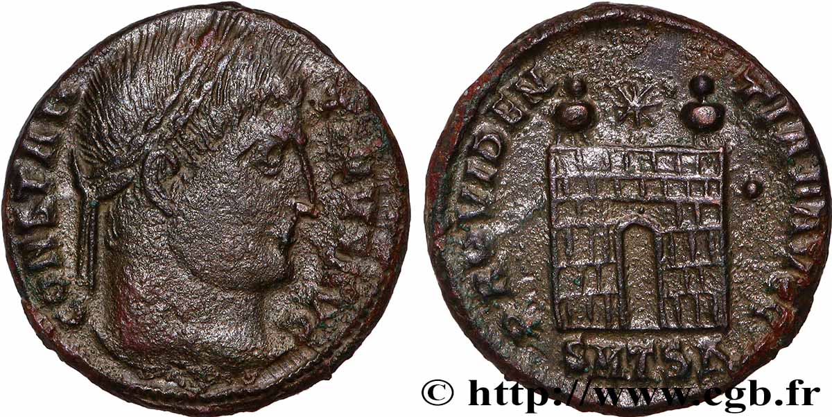 CONSTANTINUS I DER GROßE Centenionalis ou nummus fVZ