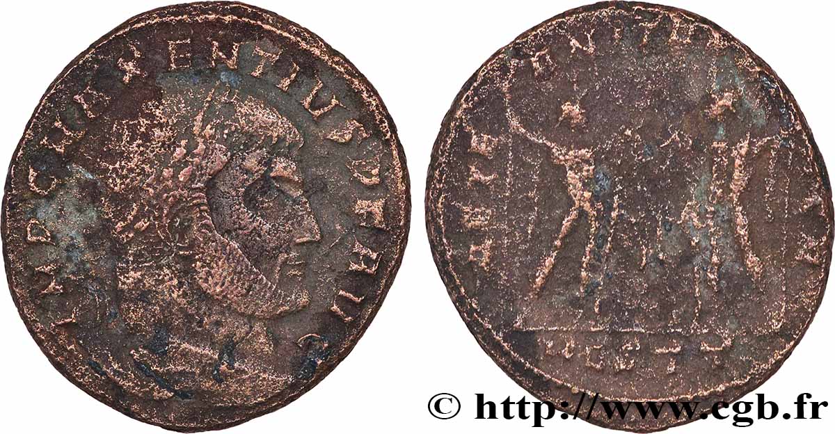 MAXENTIUS Follis ou nummus fSS