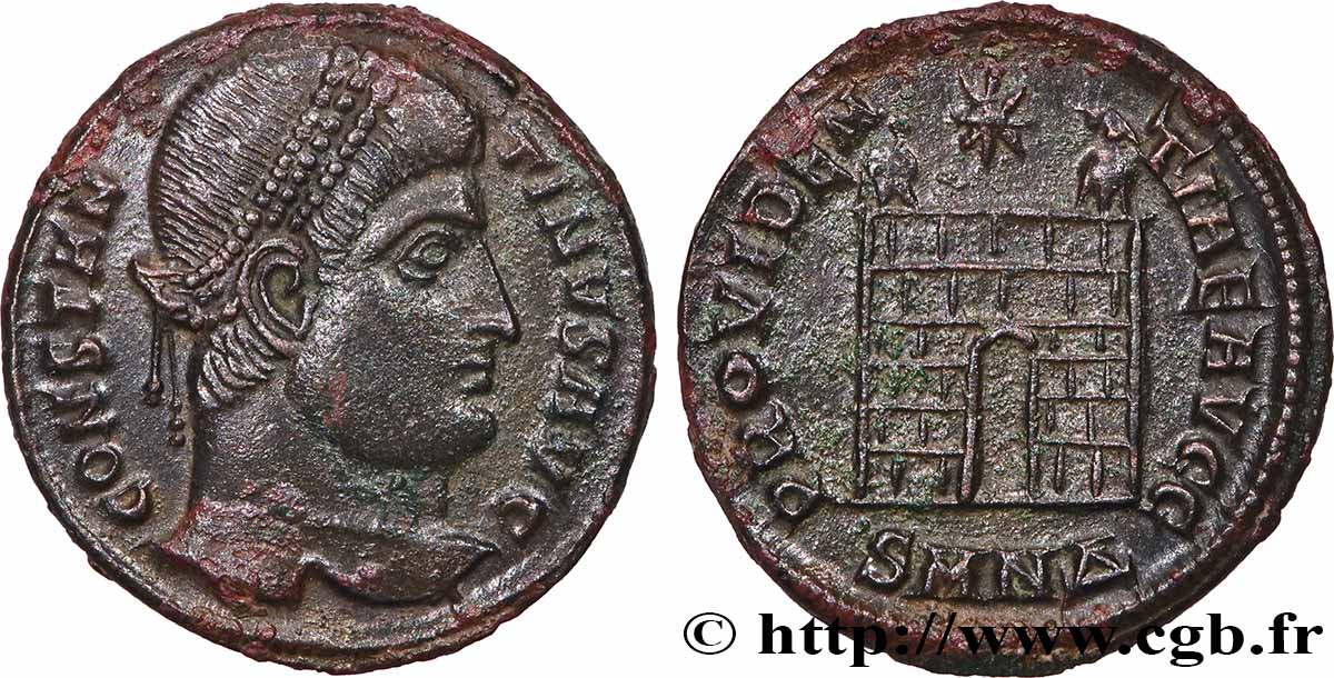 CONSTANTINUS I DER GROßE Centenionalis ou nummus fVZ
