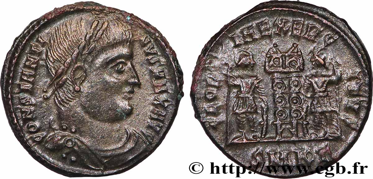 CONSTANTINUS I DER GROßE Centenionalis ou nummus fVZ