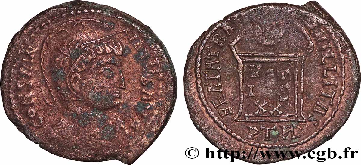 CONSTANTINUS I DER GROßE Centenionalis ou nummus SS