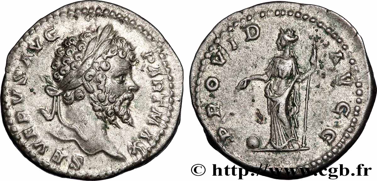 SEPTIMIUS SEVERUS Denier AU/AU