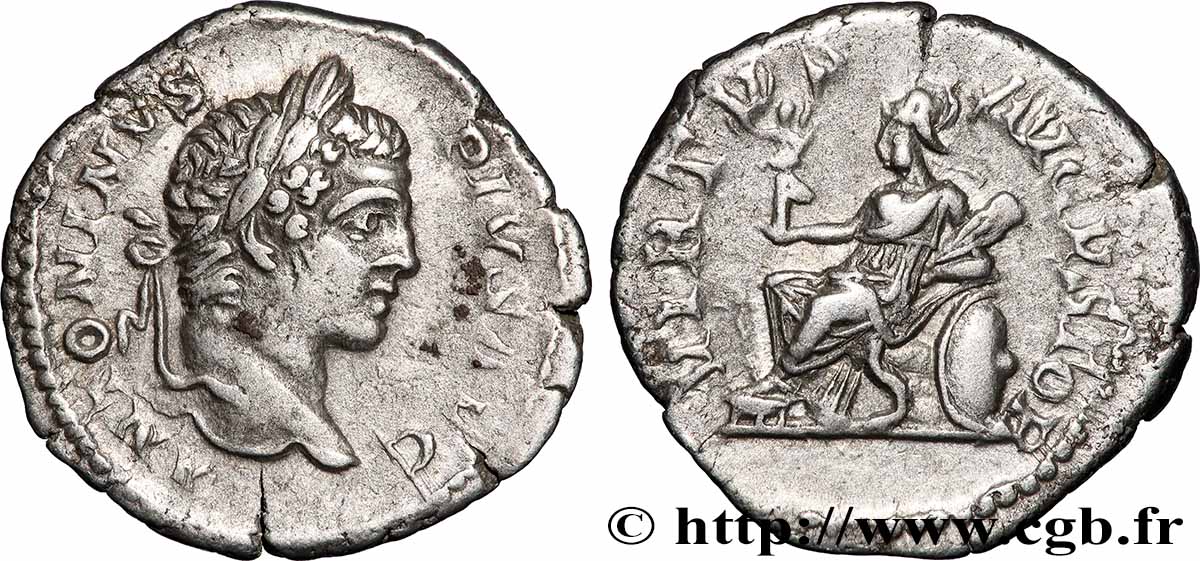CARACALLA Denier AU/XF