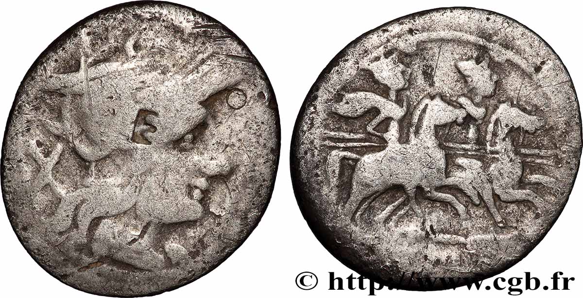 REPÚBLICA ROMANA - ANÓNIMO Denier BC