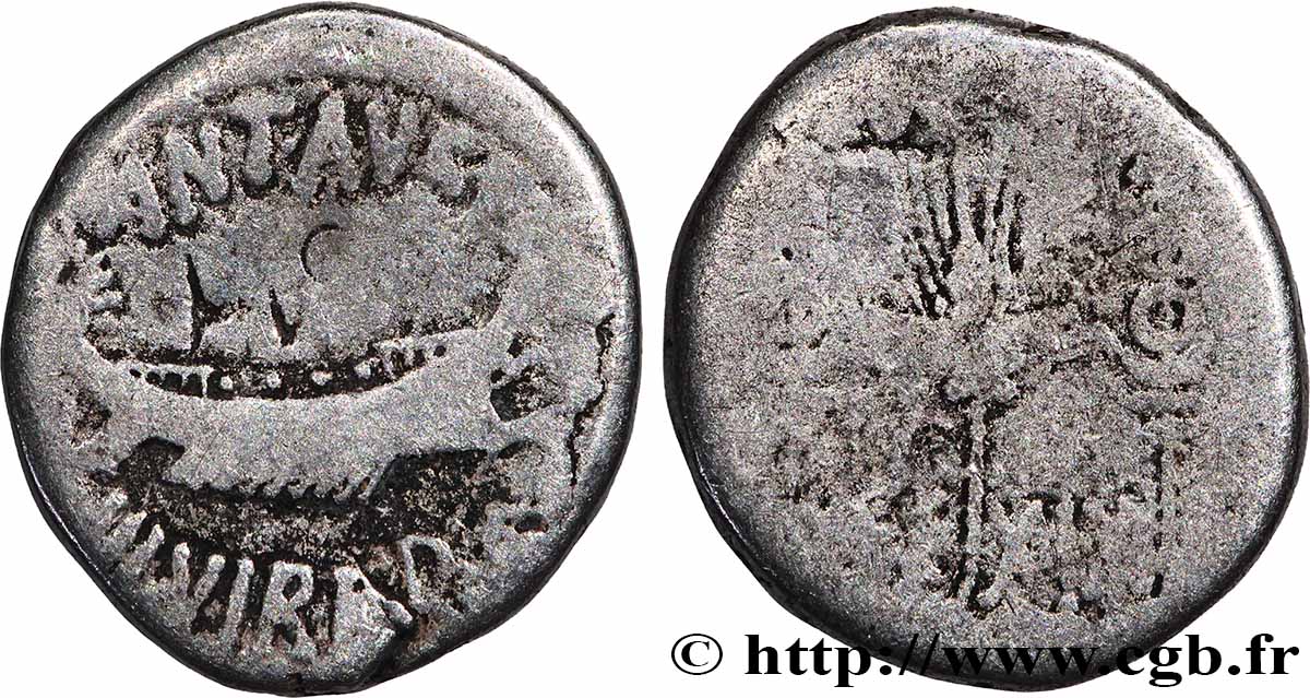 MARCUS ANTONIUS Denier S/SGE