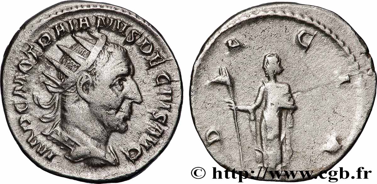 TRAJAN DÈCE Antoninien TTB