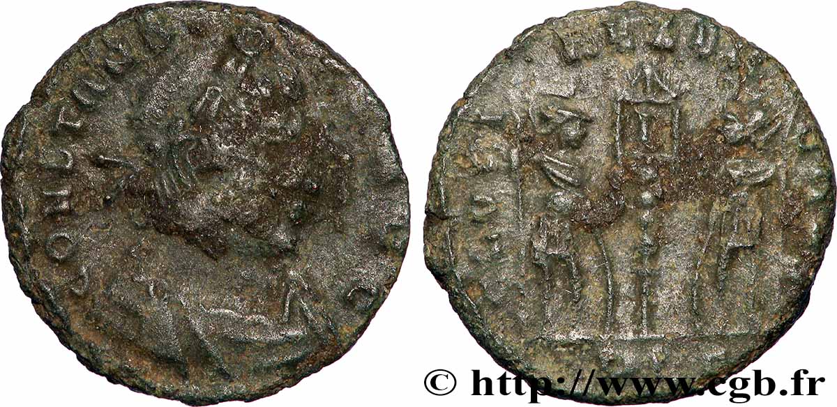 CONSTANCE II Centenionalis ou nummus TB+/TTB