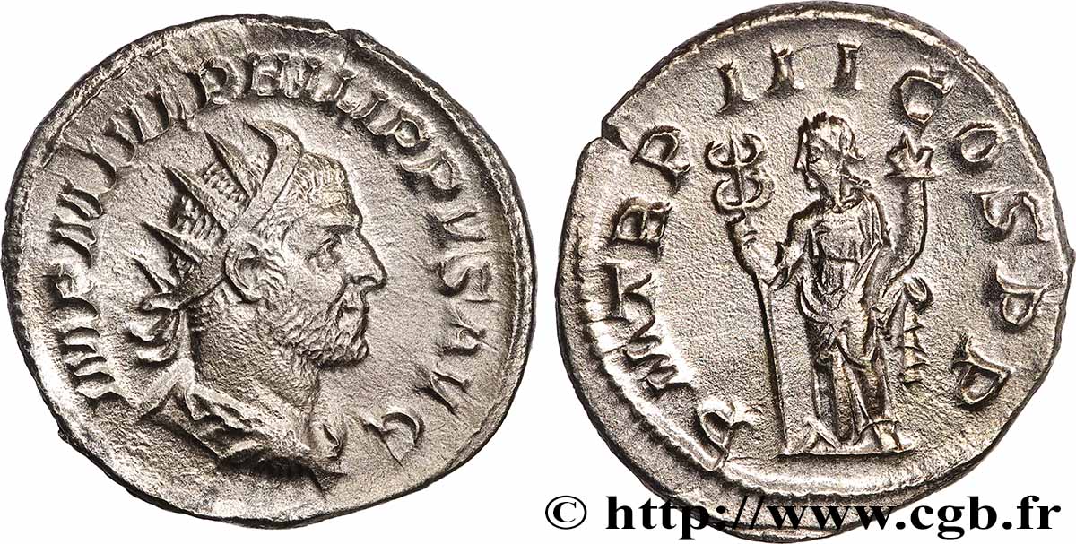 PHILIPPE Ier L ARABE Antoninien SUP