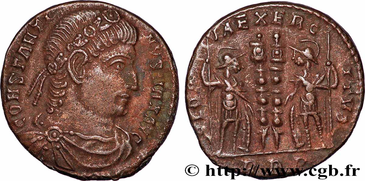 CONSTANTINE I THE GREAT Centenionalis ou nummus AU
