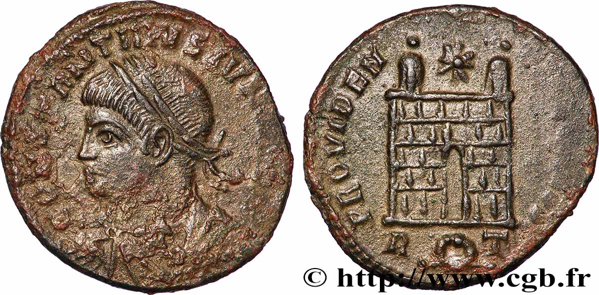 CONSTANTINE II Centenionalis ou nummus XF/AU