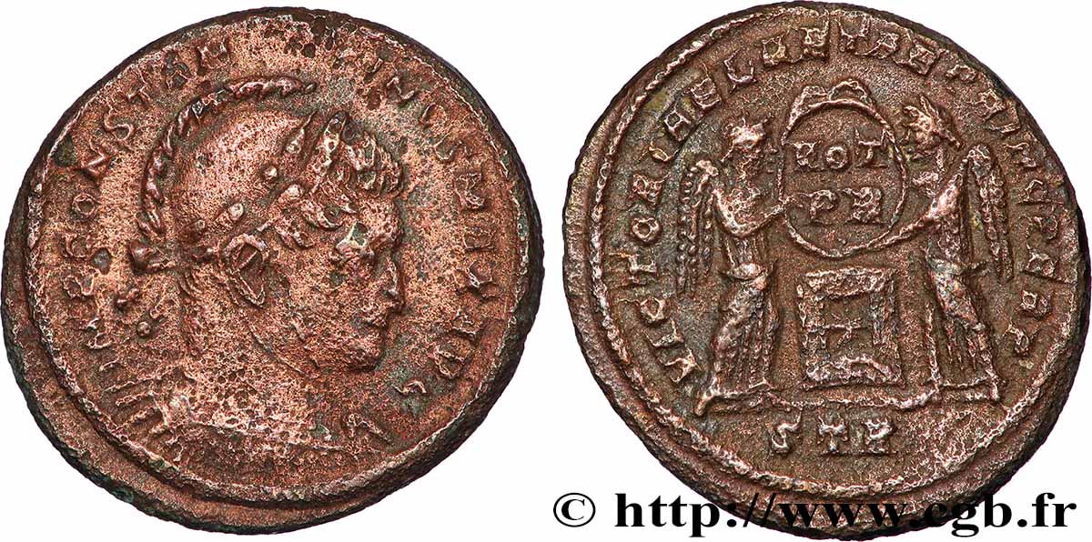 CONSTANTINE I THE GREAT Centenionalis ou nummus XF