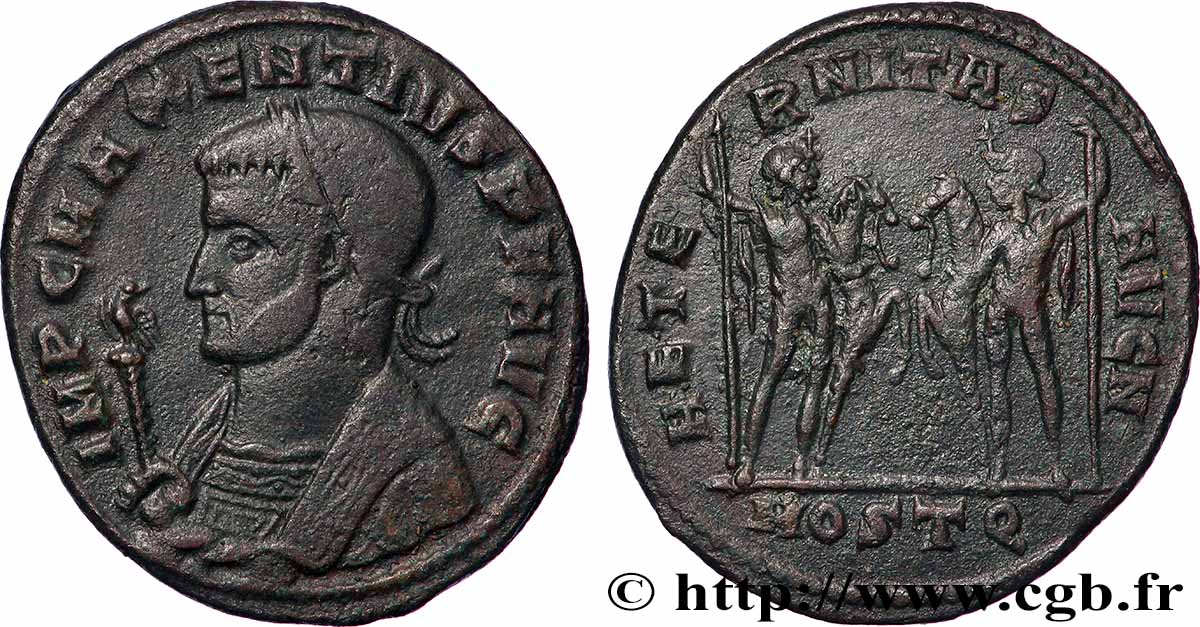 MAXENTIUS Follis ou nummus AU