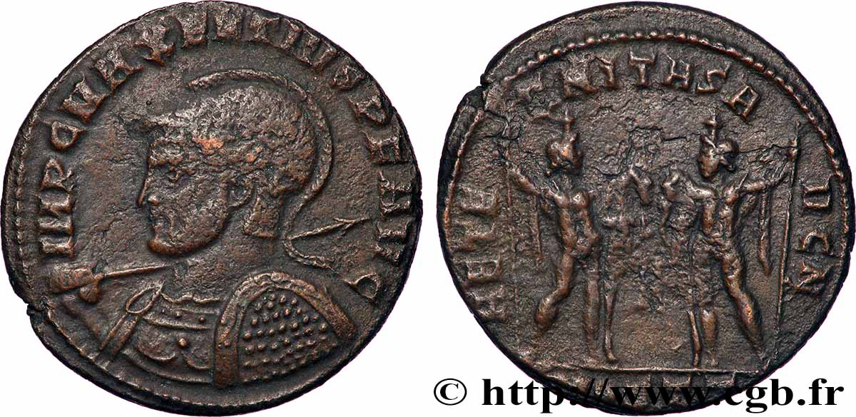 MAXENTIUS Follis ou nummus SS