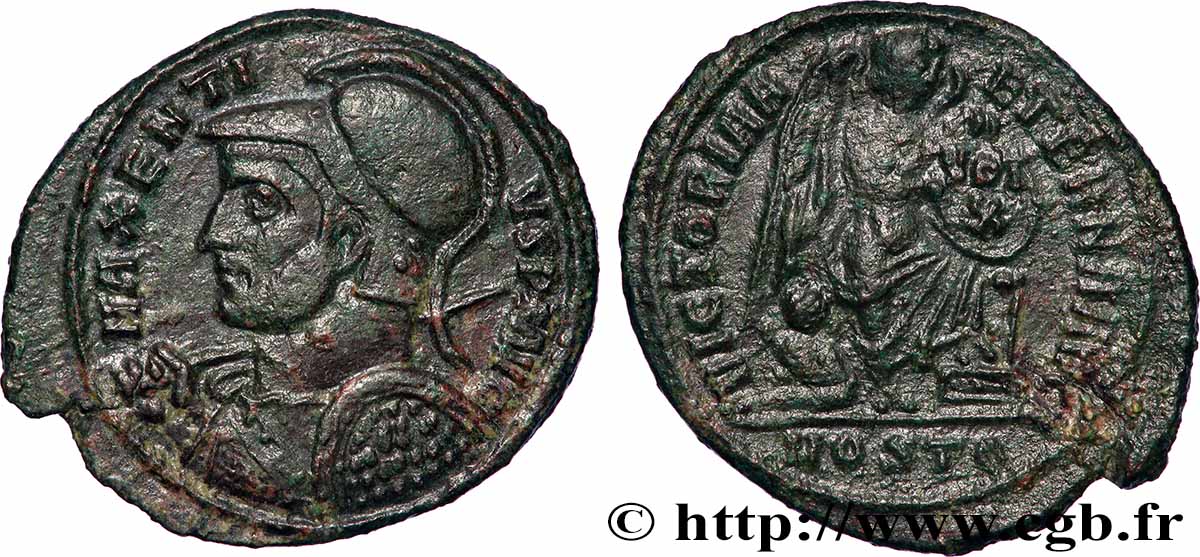 MAXENCE Demi-follis ou demi-nummus TTB+/TTB
