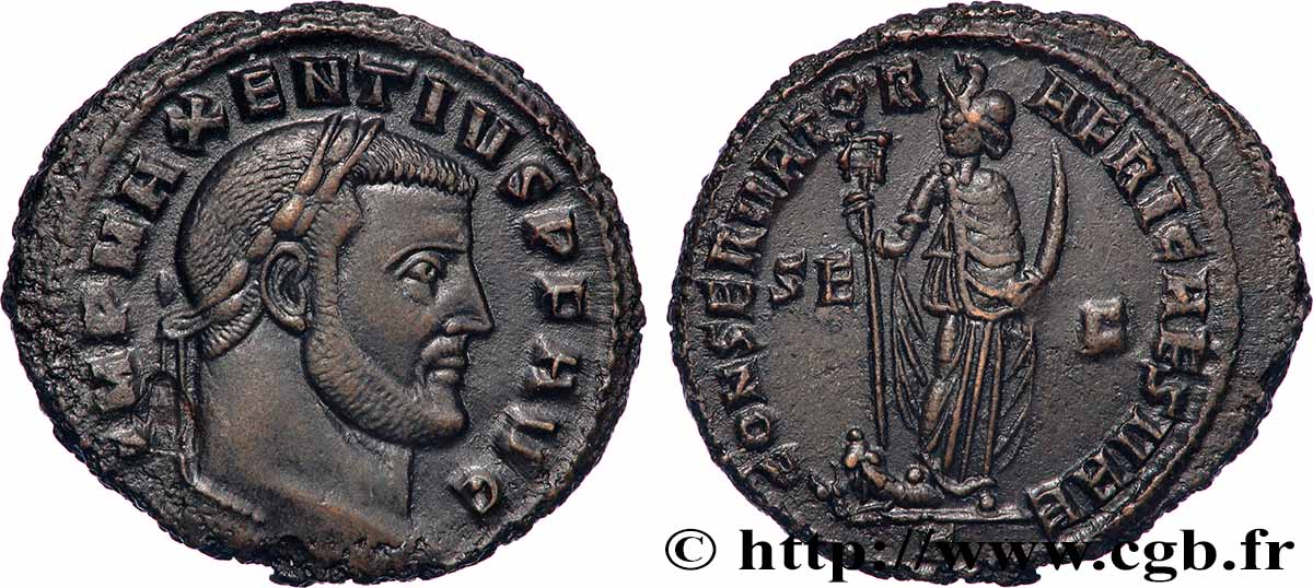 MAXENTIUS Follis ou nummus AU