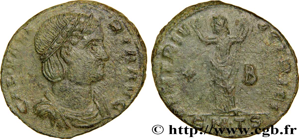 GALERIA VALERIA Follis ou nummus XF