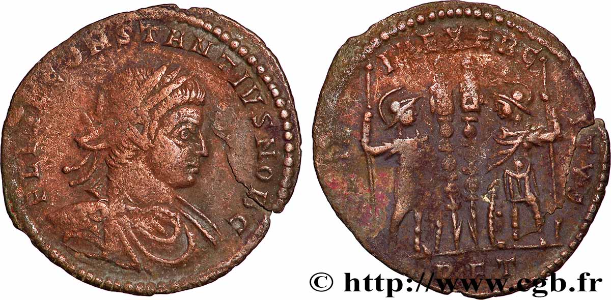 CONSTANCIO II Centenionalis ou nummus MBC