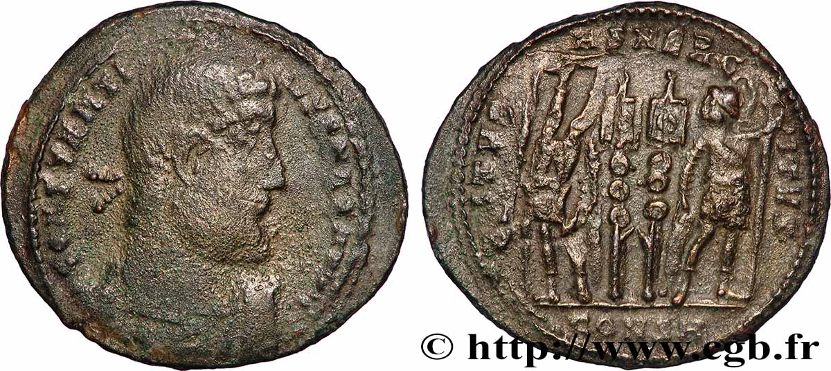 CONSTANTINUS I DER GROßE Centenionalis ou nummus SS