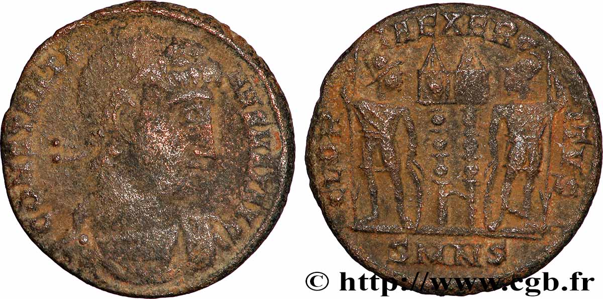 CONSTANTINUS I DER GROßE Centenionalis ou nummus fSS/SS