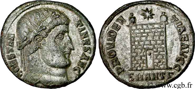 CONSTANTIN Ier LE GRAND Centenionalis ou nummus SUP