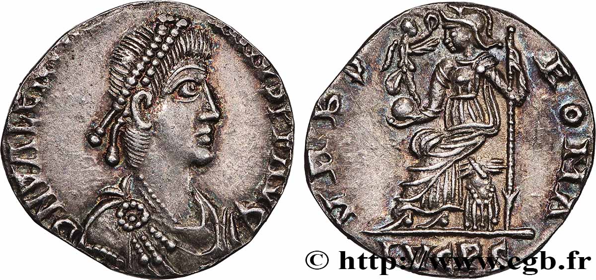 VALENTINIAN II Silique MS