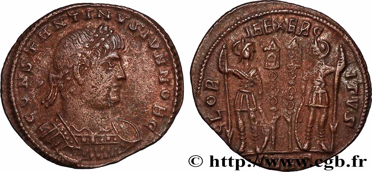 CONSTANTINE II Centenionalis ou nummus AU