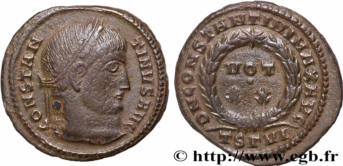COSTANTINO I IL GRANDE Centenionalis ou nummus q.SPL