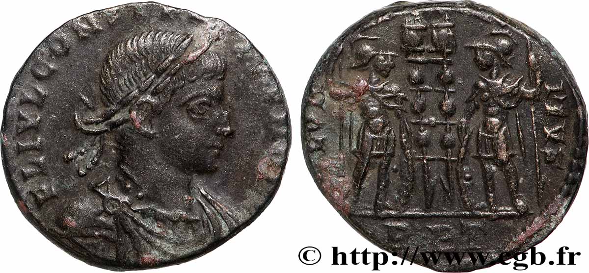 CONSTANTIUS II Centenionalis ou nummus fVZ