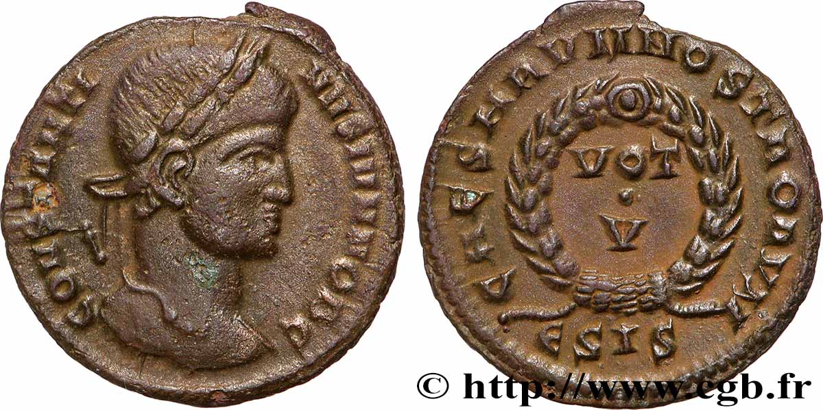CONSTANTINE II Centenionalis ou nummus XF/AU