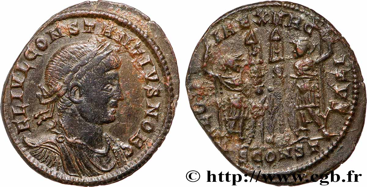 COSTANZO II Centenionalis ou nummus q.SPL