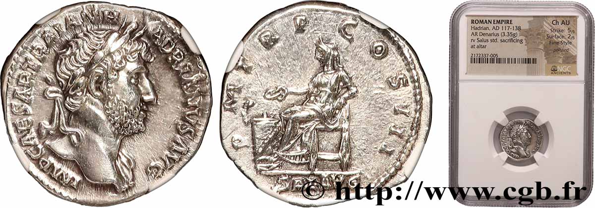 HADRIANUS Denier fST