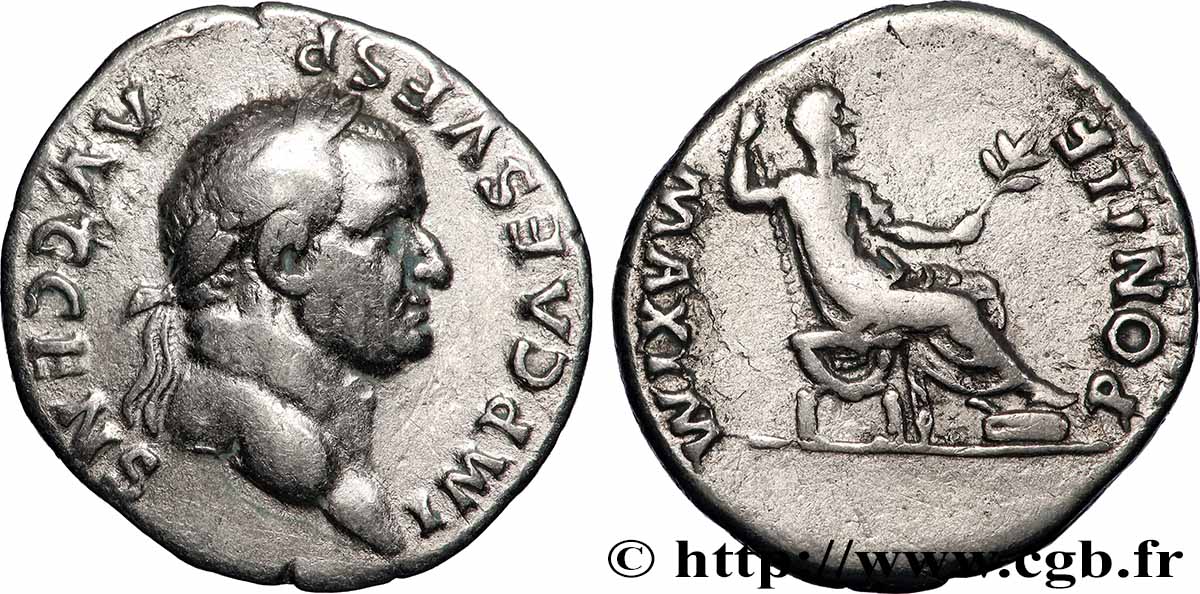 VESPASIAN Denier AU