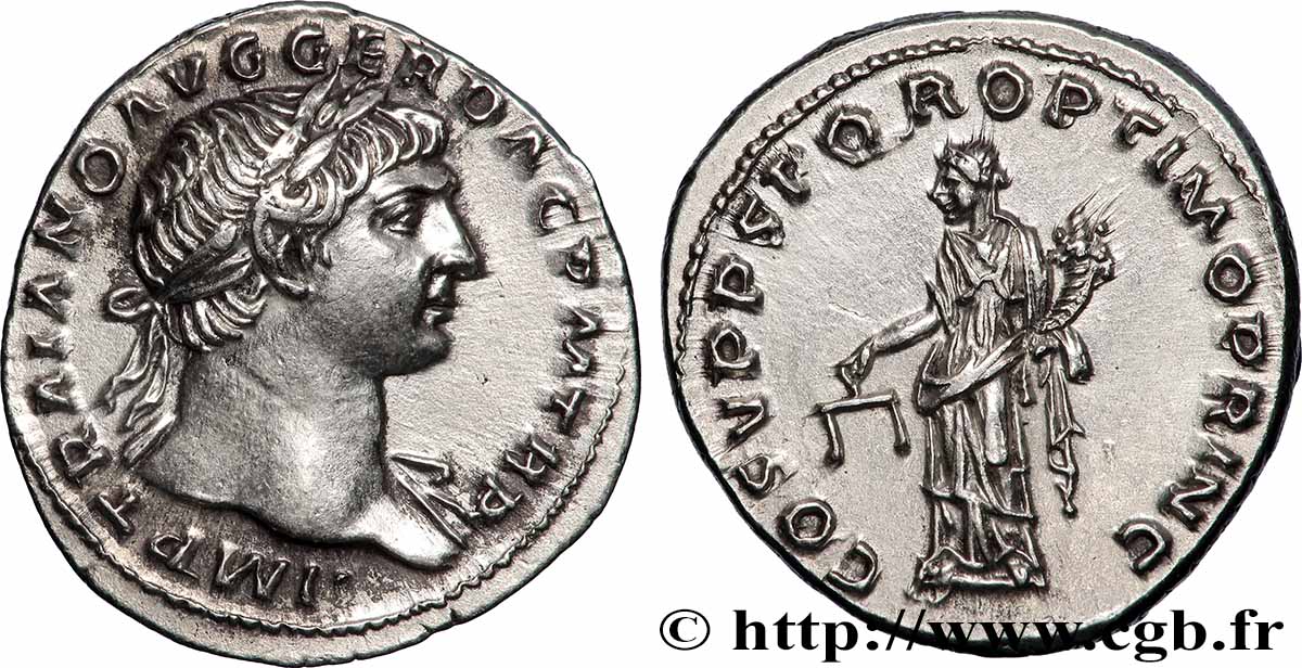 TRAJANUS Denier MS