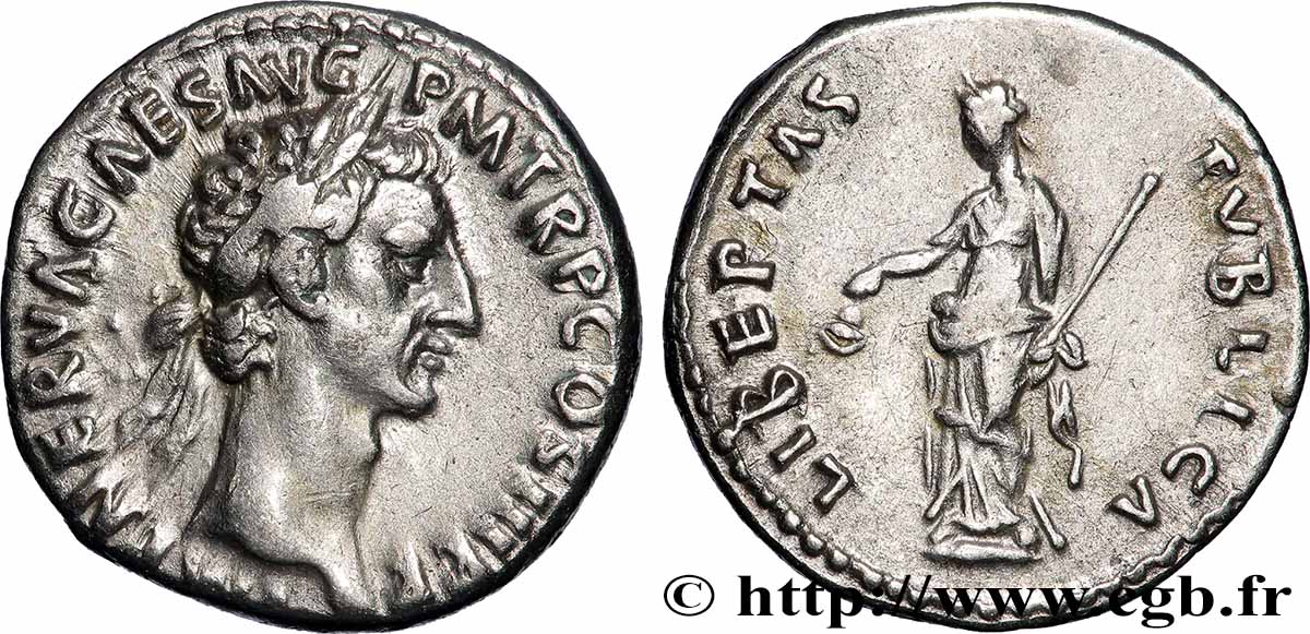 NERVA Denier AU/XF