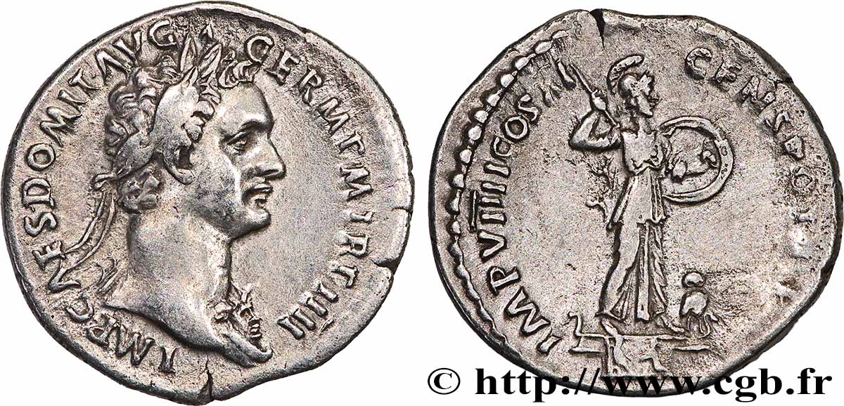 DOMITIANUS Denier AU/AU