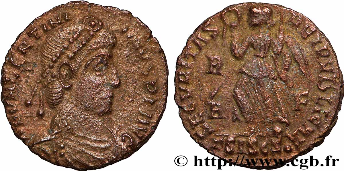 VALENTINIAN I Nummus AU/XF