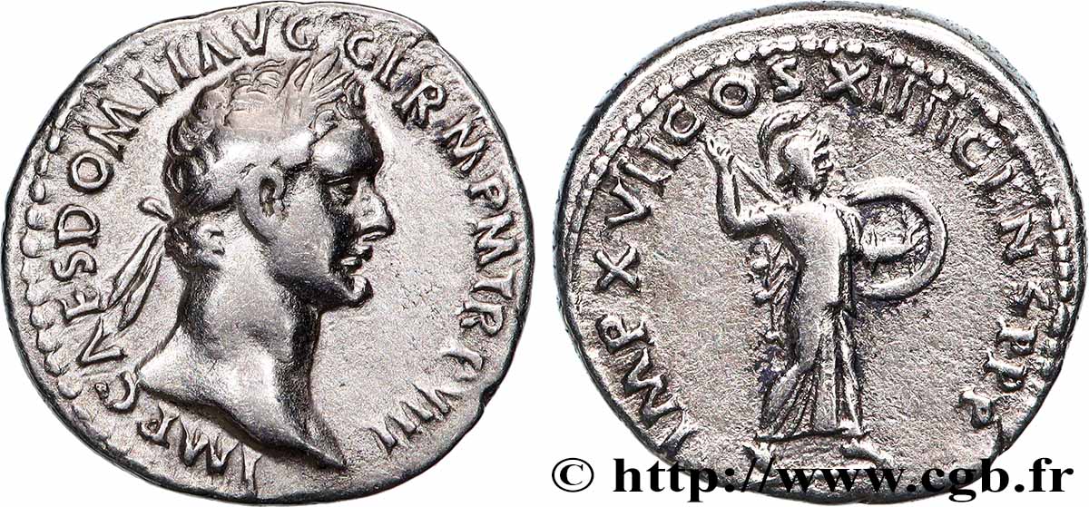 DOMITIANUS Denier AU