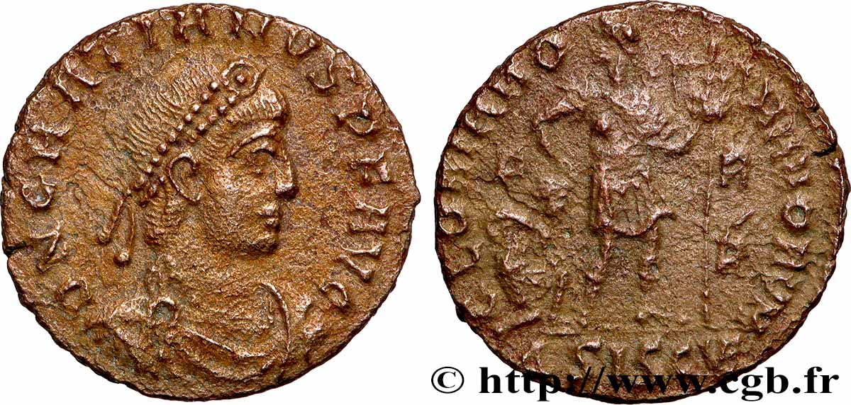 GRATIAN Nummus AU/XF